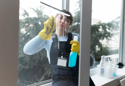 Nettoyage de vitres intérieures et extérieures à Saint-Poncy